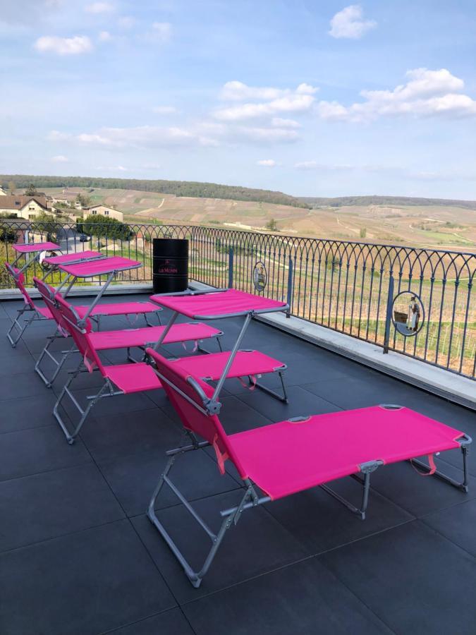 Fleury-la-Riviere Floressens En Champagne Terrasse Privative Sur Le Vignoble 빌라 외부 사진